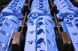valve covers coated for the automotive industry