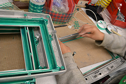 precision masking process prior to powder coating
